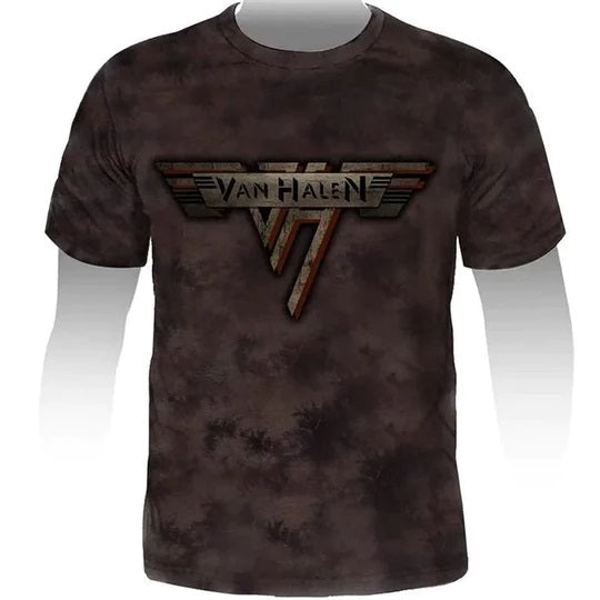CAMISETA ESPECIAL MARROM Vah Halen