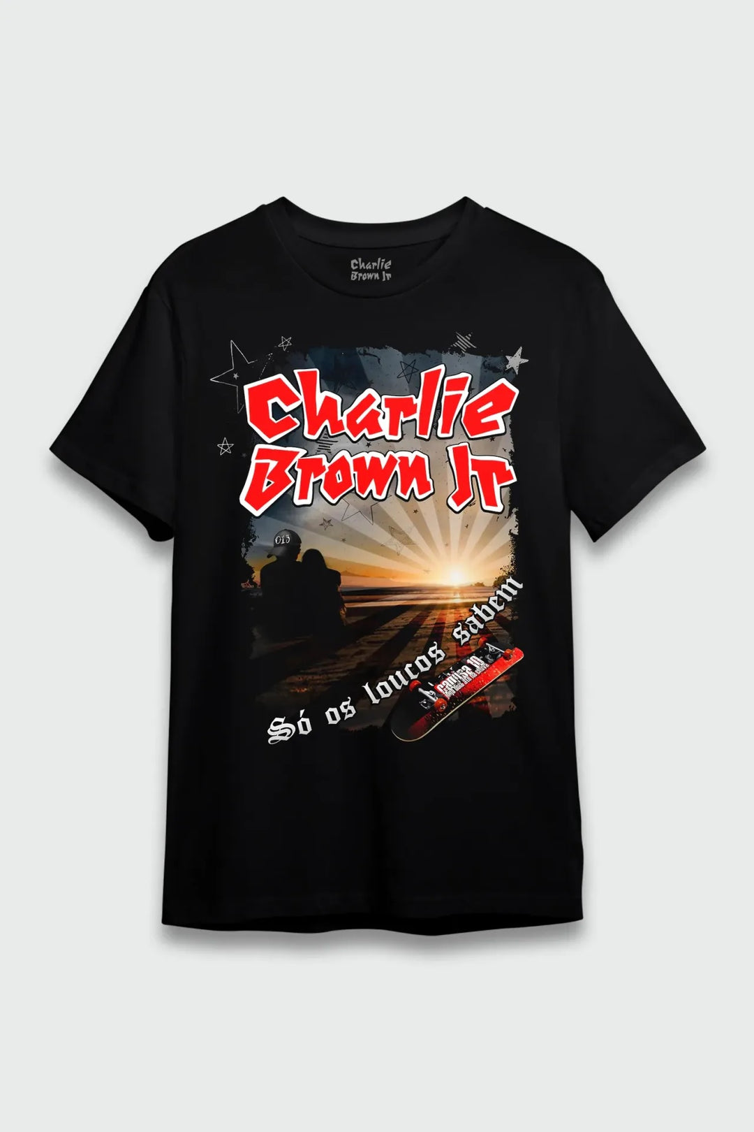 Camiseta Charlie Brown Jr. Só os Loucos Sabem