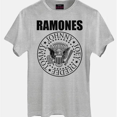 Camiseta Masculina Ramones Logo Mesclado - BandUP!