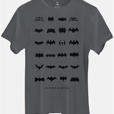 Camiseta Masculina Batman 75 Anos Classic Logo - BandUP!