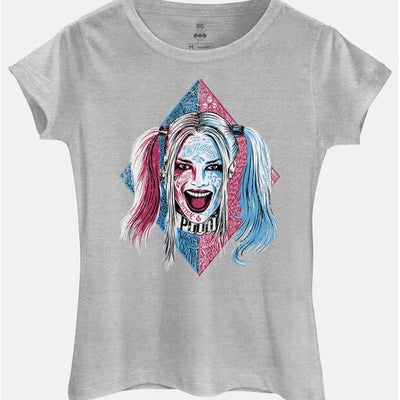 Camiseta Baby Look Harley Quinn Puddin - BandUP!