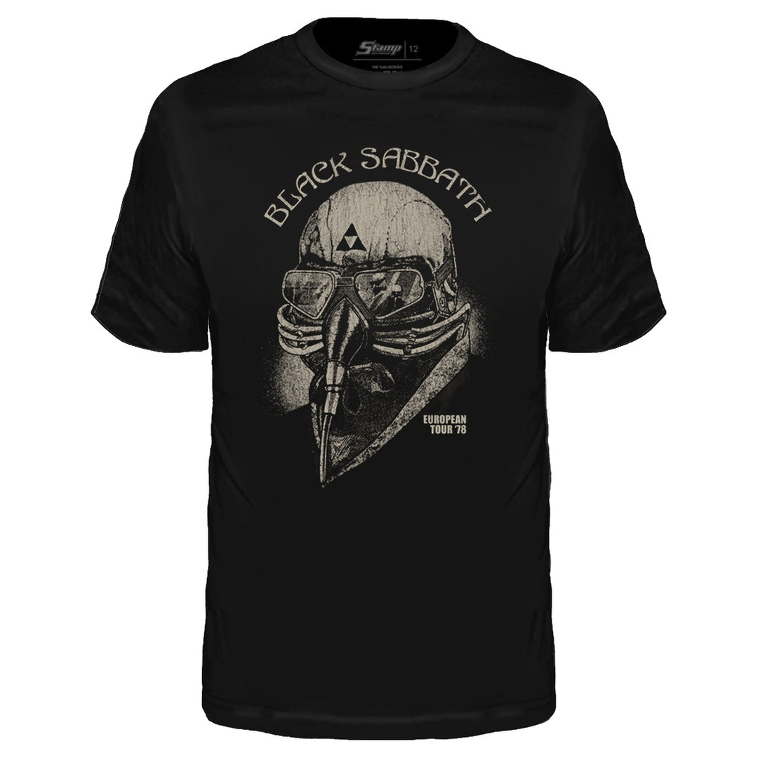 Camiseta Infantil Black Sabbath European Tour 78