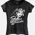 Camiseta Ringer Mulher Maravilha Fashion - BandUP! 1