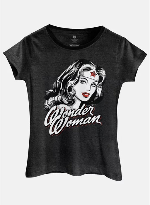 Camiseta Ringer Mulher Maravilha Fashion - BandUP!