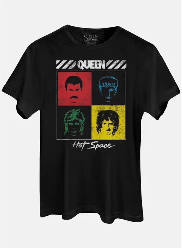 Camiseta Masculina Queen Hot Space - BandUP!