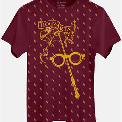 Camiseta Masculina Harry Potter Lightning Pattern - BandUP!