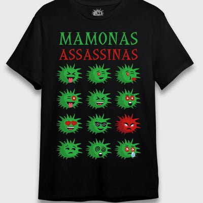 Camiseta Manga Curta Mamonas Assassinas Emojis