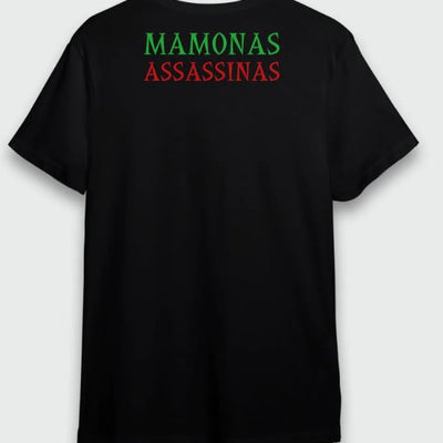 Camiseta Manga Curta Mamonas Assassinas Emojis - verso