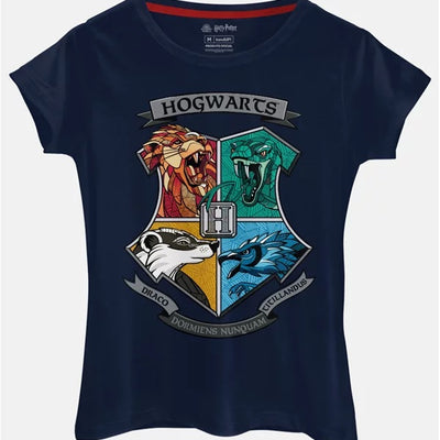 Camiseta Feminina Harry Potter Escudo - BandUP!