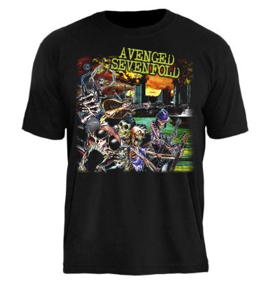 Camiseta Avenged Sevenfold Live In The LBC & Diamonds in The Rough