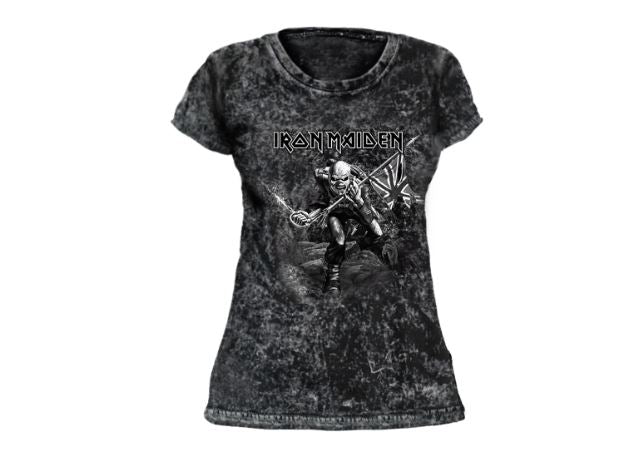 Camiseta Feminina Tie Dye Iron Maiden The Trooper