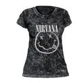 Camiseta Feminina Tie Dye Nirvana Smiley 1