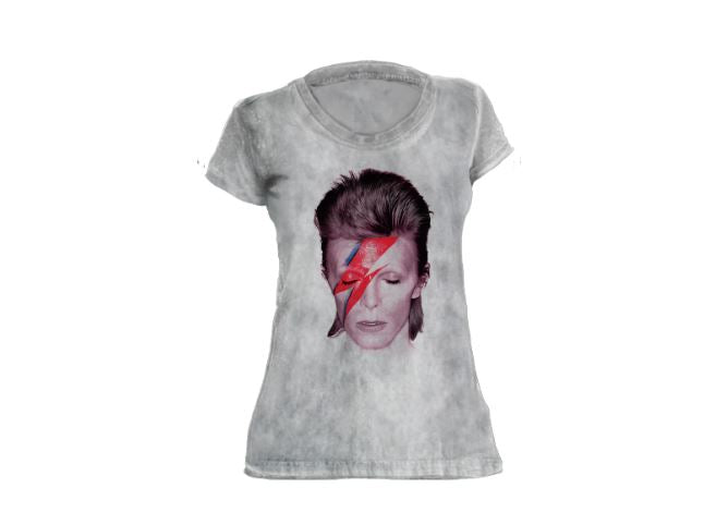 Camiseta Feminina Tie Dye David Bowie Aladdin Sane