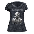 Camiseta Feminina Tie Dye Iron Maiden Powerslave 1