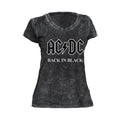 Camiseta Feminina Tie Dye AC/DC Back In Black 1