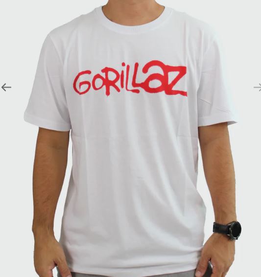 Camiseta Manga Curta Gorillaz Self Titled