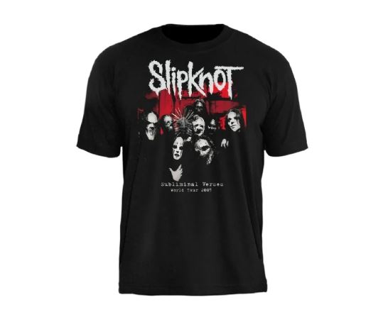 Camiseta Slipknot Subliminal Verses