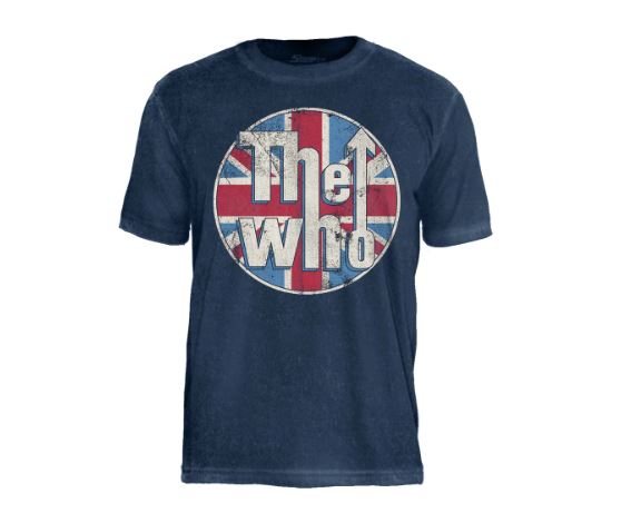 Camiseta Especial The Who Distressed Union Jack