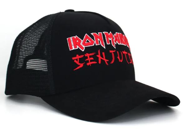 Boné Trucker Bordado Iron Maiden Senjutsu