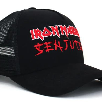 Boné Trucker Bordado Iron Maiden Senjutsu - verso