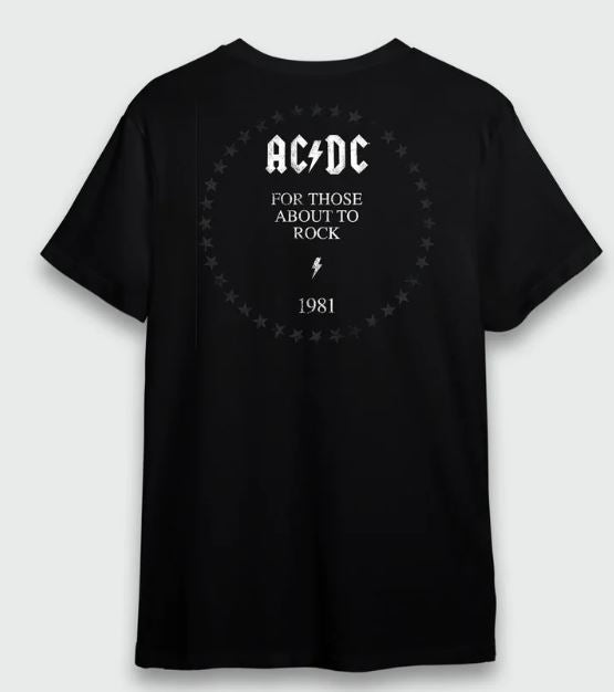 Camiseta Manga Curta AC/DC For Those About To Rock
