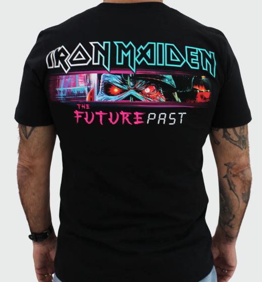 Camiseta Manga Curta Iron Maiden The Future Past