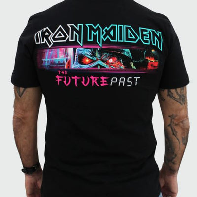 Camiseta Manga Curta Iron Maiden The Future Past - verso