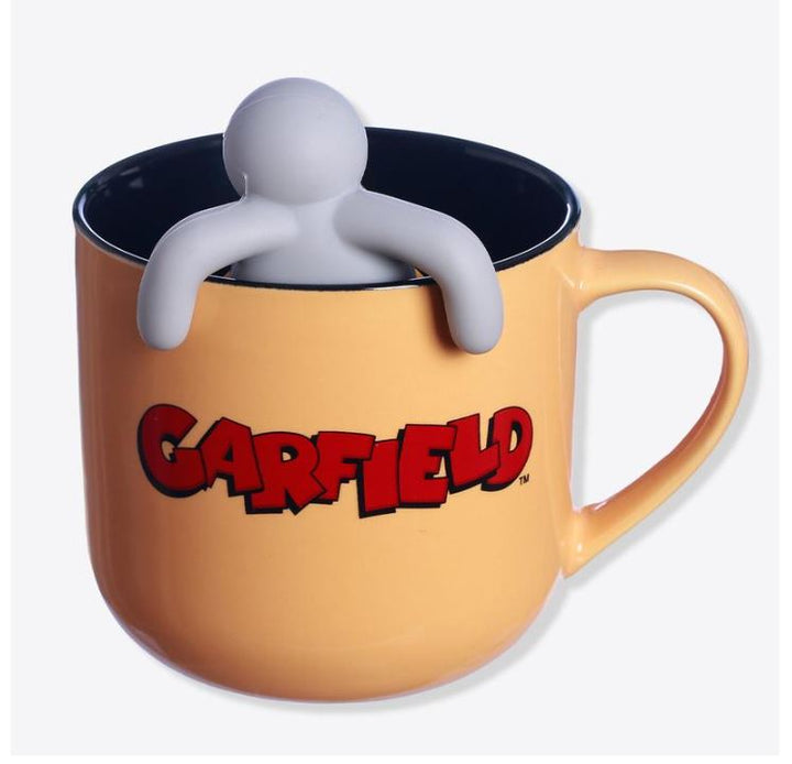 CANECA 350ML C/ INFUSOR P/ CHÁ GARFIELD