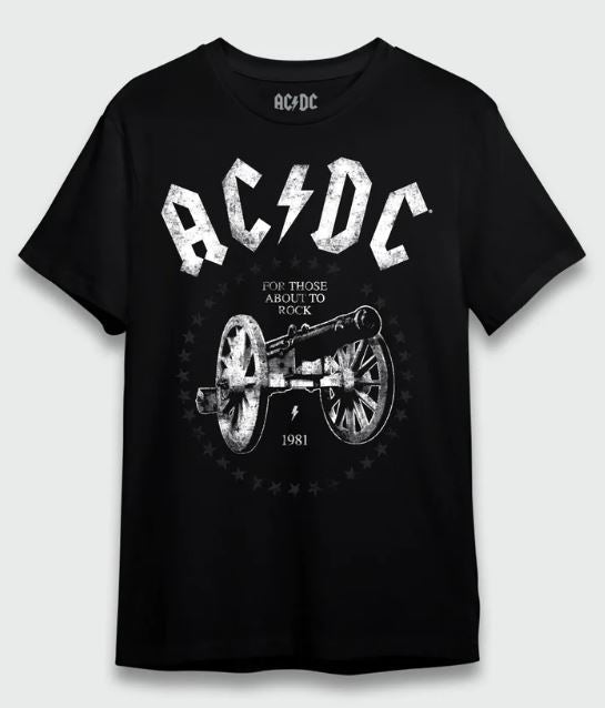 Camiseta Manga Curta AC/DC For Those About To Rock