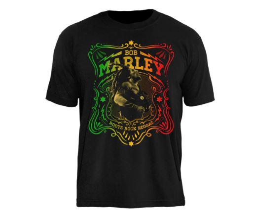 Camiseta Bob Marley Roots Rock Reggae