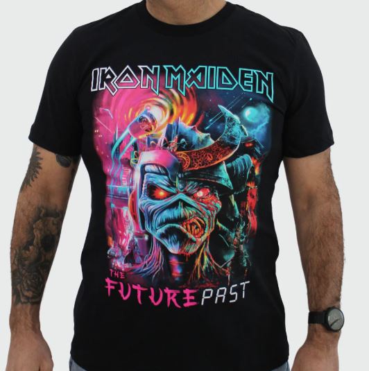 Camiseta Manga Curta Iron Maiden The Future Past