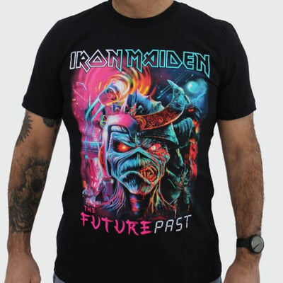 Camiseta Manga Curta Iron Maiden The Future Past