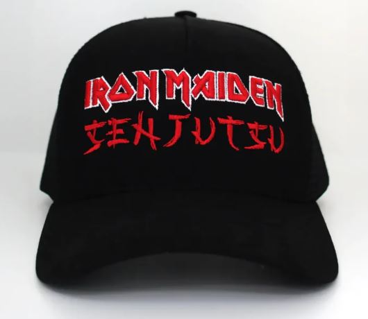 Boné Trucker Bordado Iron Maiden Senjutsu