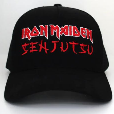 Boné Trucker Bordado Iron Maiden Senjutsu