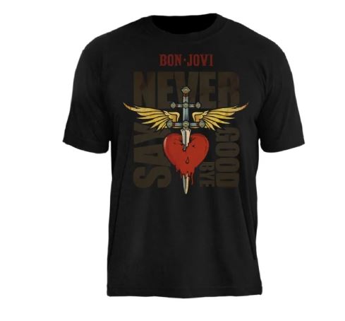 Camiseta Bon Jovi Never Say Goodbye