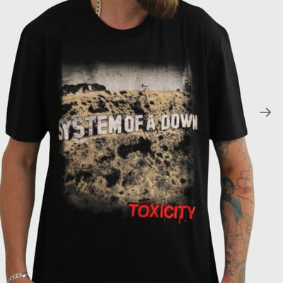 Camiseta Manga Curta System Of A Down Toxicity