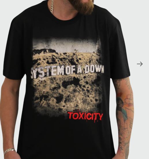 Camiseta Manga Curta System Of A Down Toxicity
