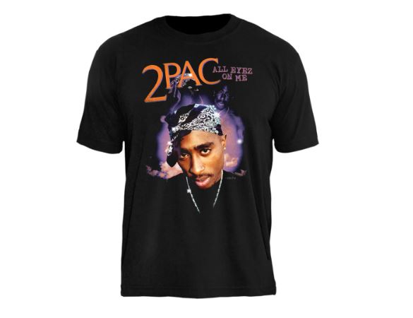 Camiseta Tupac All Eyez On Me