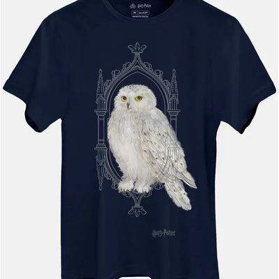 Camiseta Harry Potter Edwiges - Azul Marinho - BandUP!