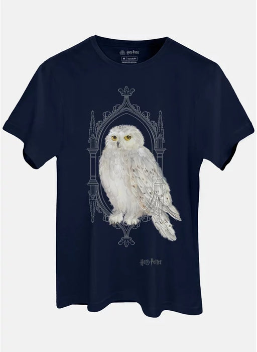 Camiseta Harry Potter Edwiges - Azul Marinho - BandUP!