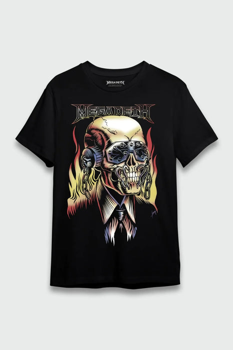 Camiseta Megadeth Flaming