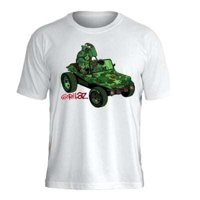 Camiseta Gorillaz Group Green Geep
