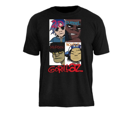 Camiseta Gorillaz Fly Poster Medley
