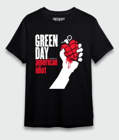 Camiseta Green Day American Idiot