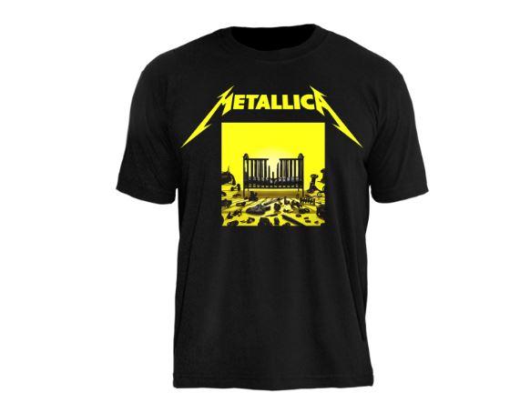 Camiseta Metallica M72 Squared
