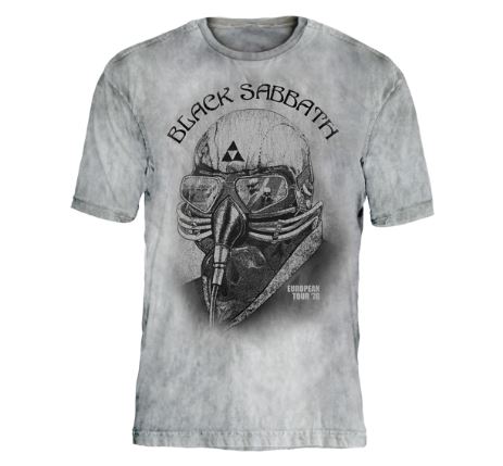 Camiseta TD Black Sabbath European Tour 78