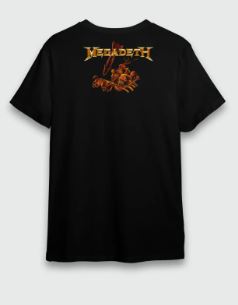 Camiseta Megadeth Shark Nukes - verso