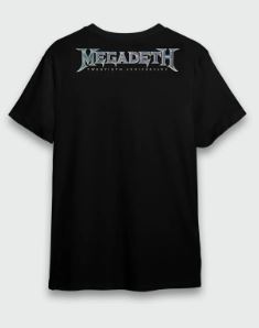 Camiseta consulado Megadeth Youthanasia - verso