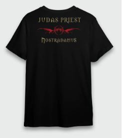Camiseta Judas Priest Nostradamus - verso