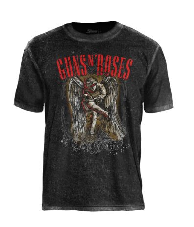 Camiseta Especial Guns N' Roses Sketched Cherub